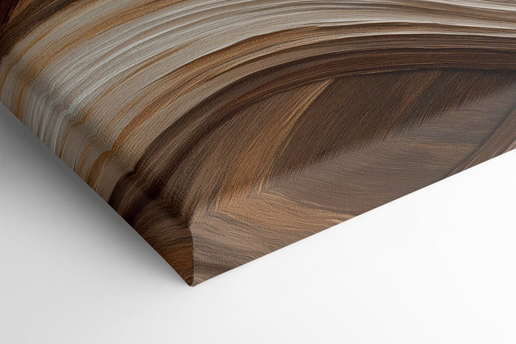 Fluid strokes in earthy tones Fluid strokes in earthy tones