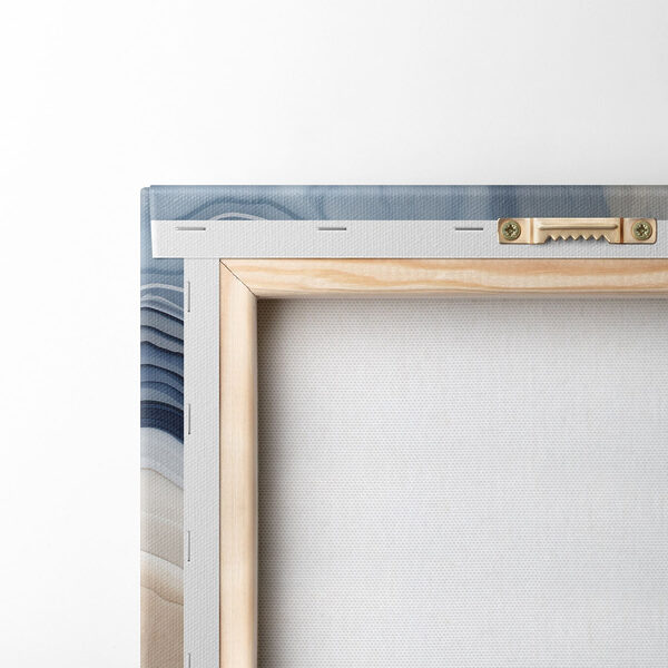 Waves of calming blue and beige