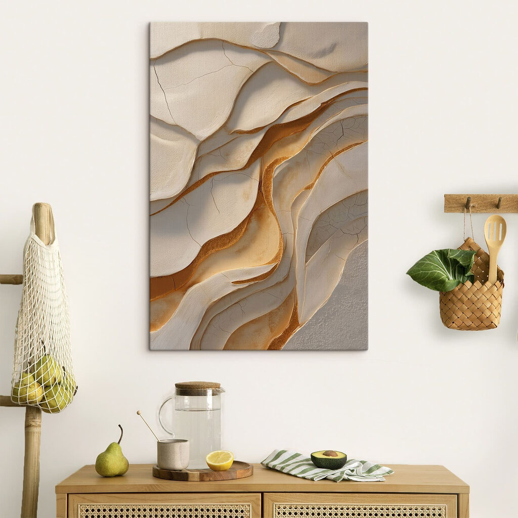 Waves of layered texture and color Waves of layered texture and color