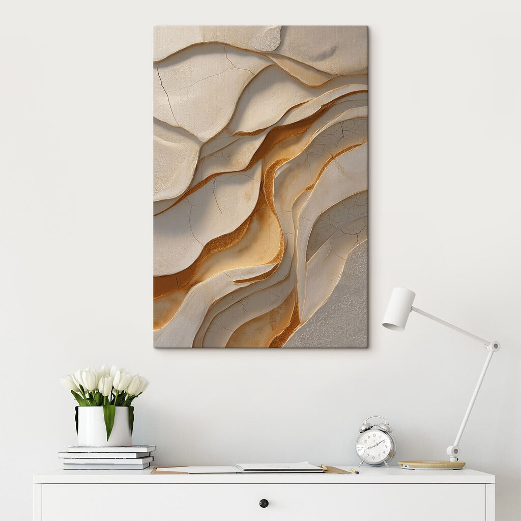 Waves of layered texture and color Waves of layered texture and color