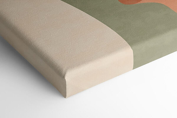 Abstract profile in soft colors Abstract profile in soft colors