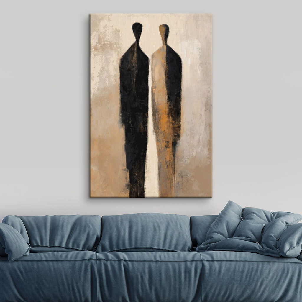 Black and brown suit