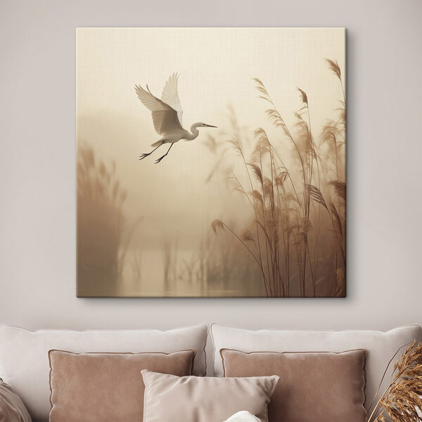 Bird flying over water Bird flying over water