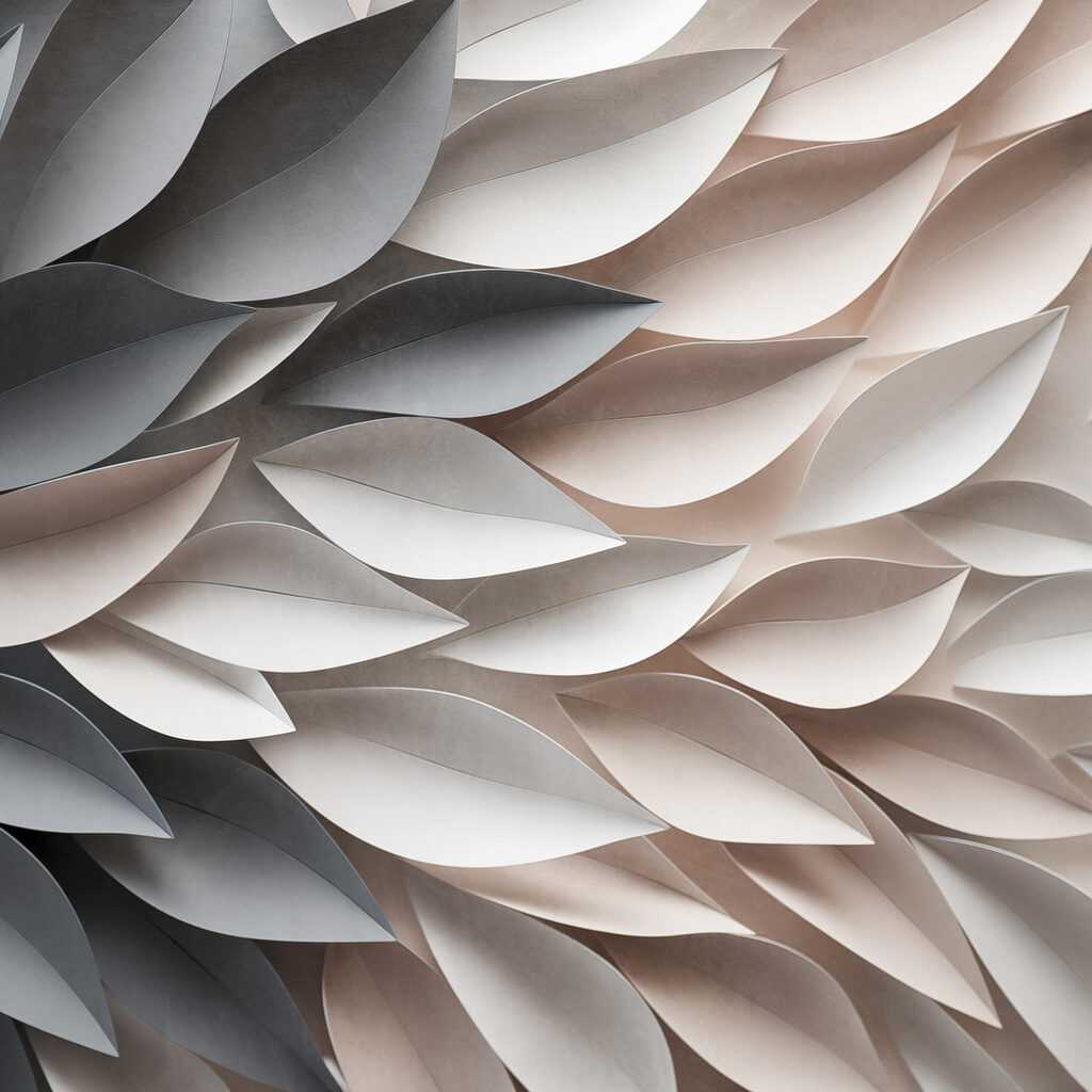 Gentle curves in soft colors