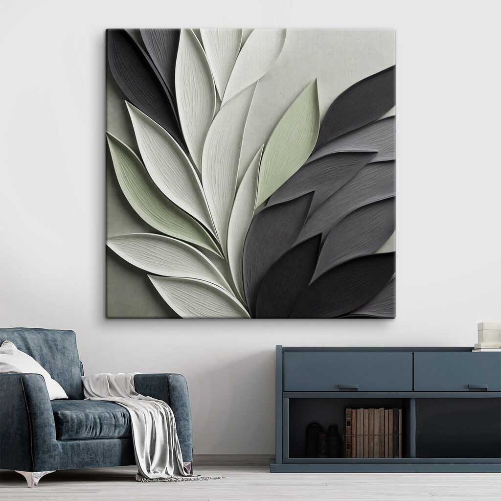 Elegant arrangement of leaf designs Elegant arrangement of leaf designs