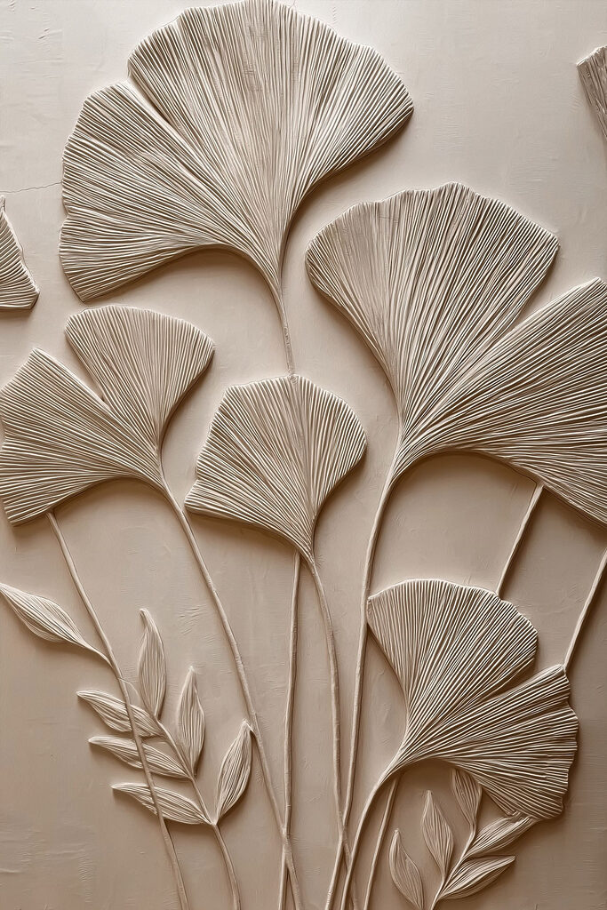 Intricate floral design in soft tones Intricate floral design in soft tones