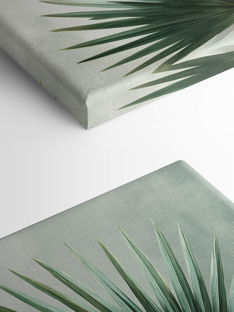 Nature's intricate green foliage design