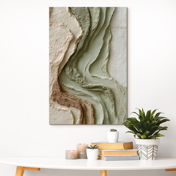 Natural textures in soft earth tones