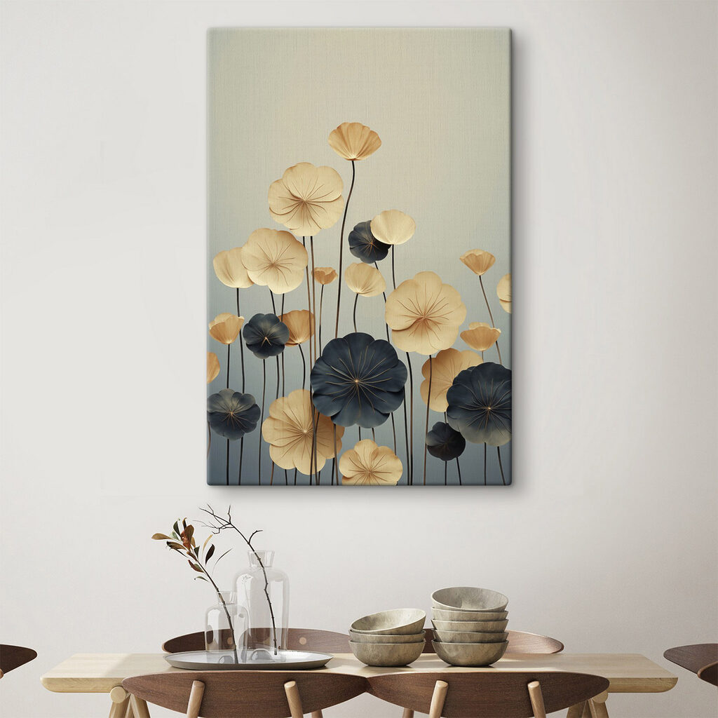 Delicate blooms in soft hues