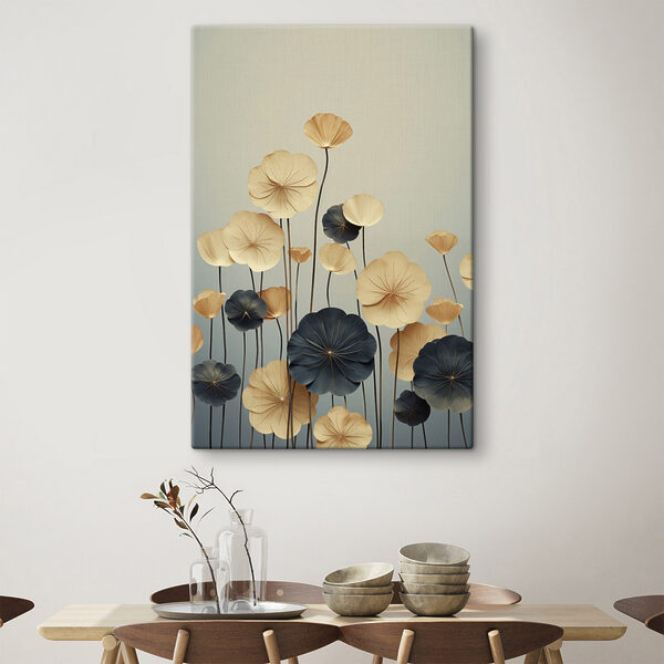 Delicate blooms in soft hues