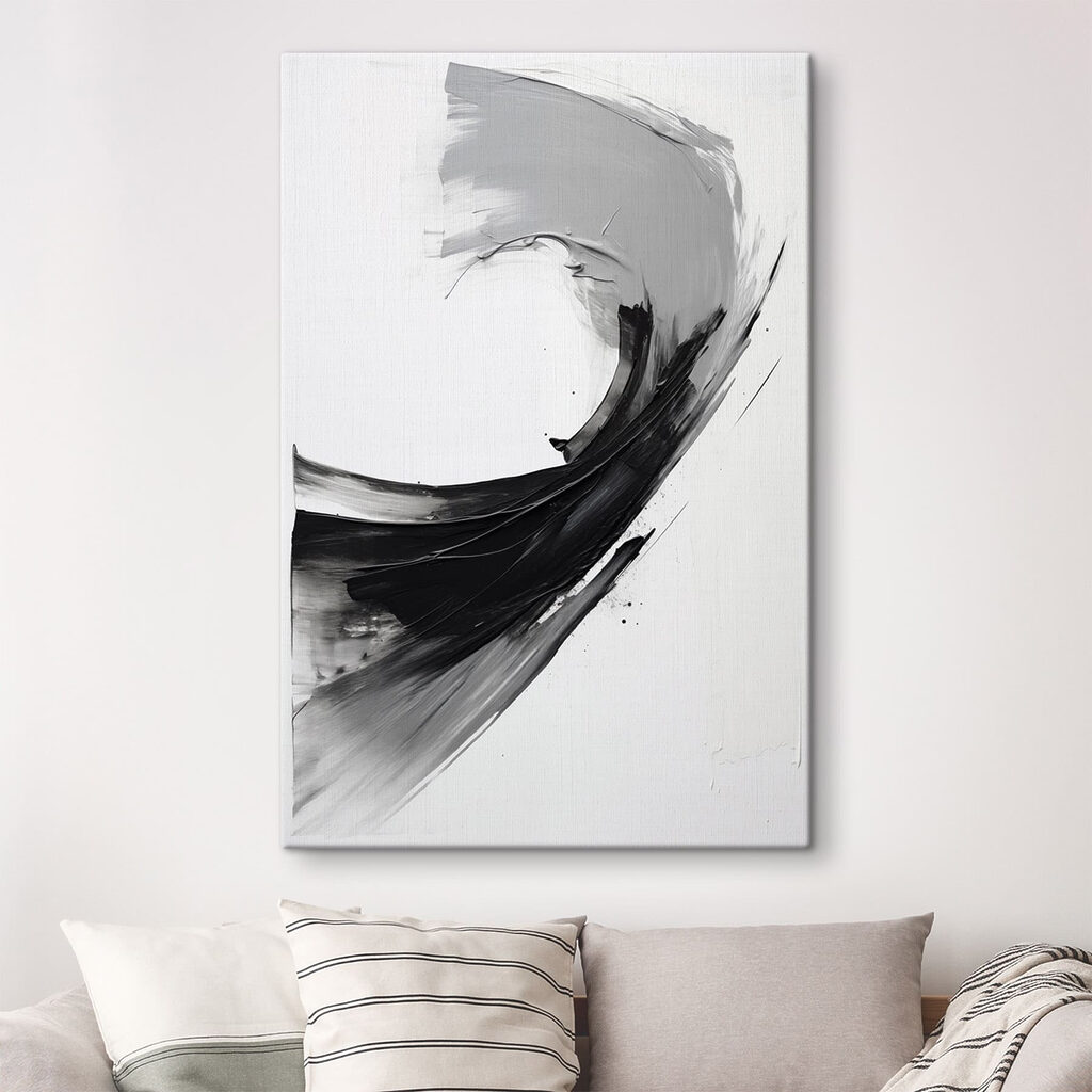 Black and white painting