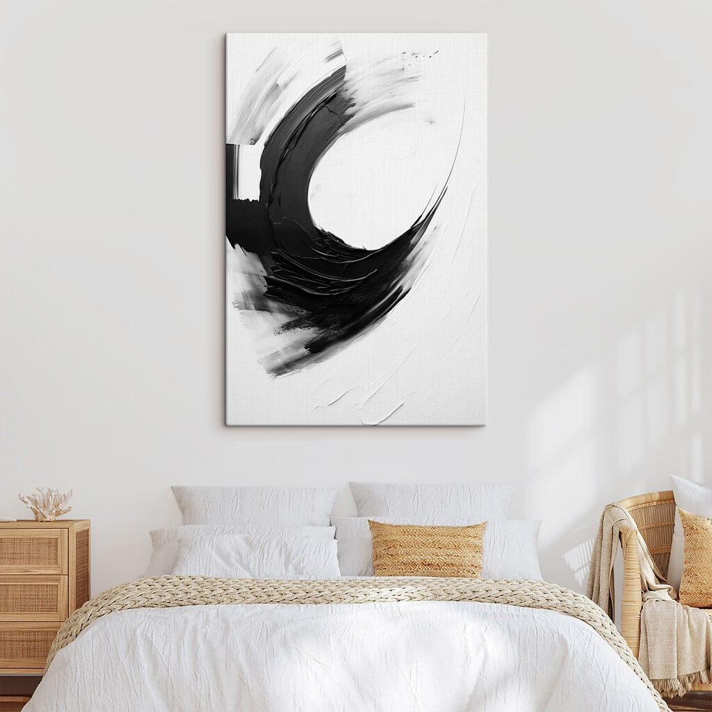 Black and white painting
