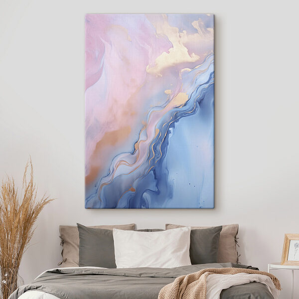Serene swirls of color and movement
