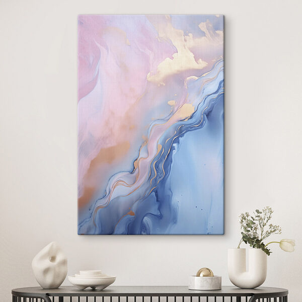Serene swirls of color and movement