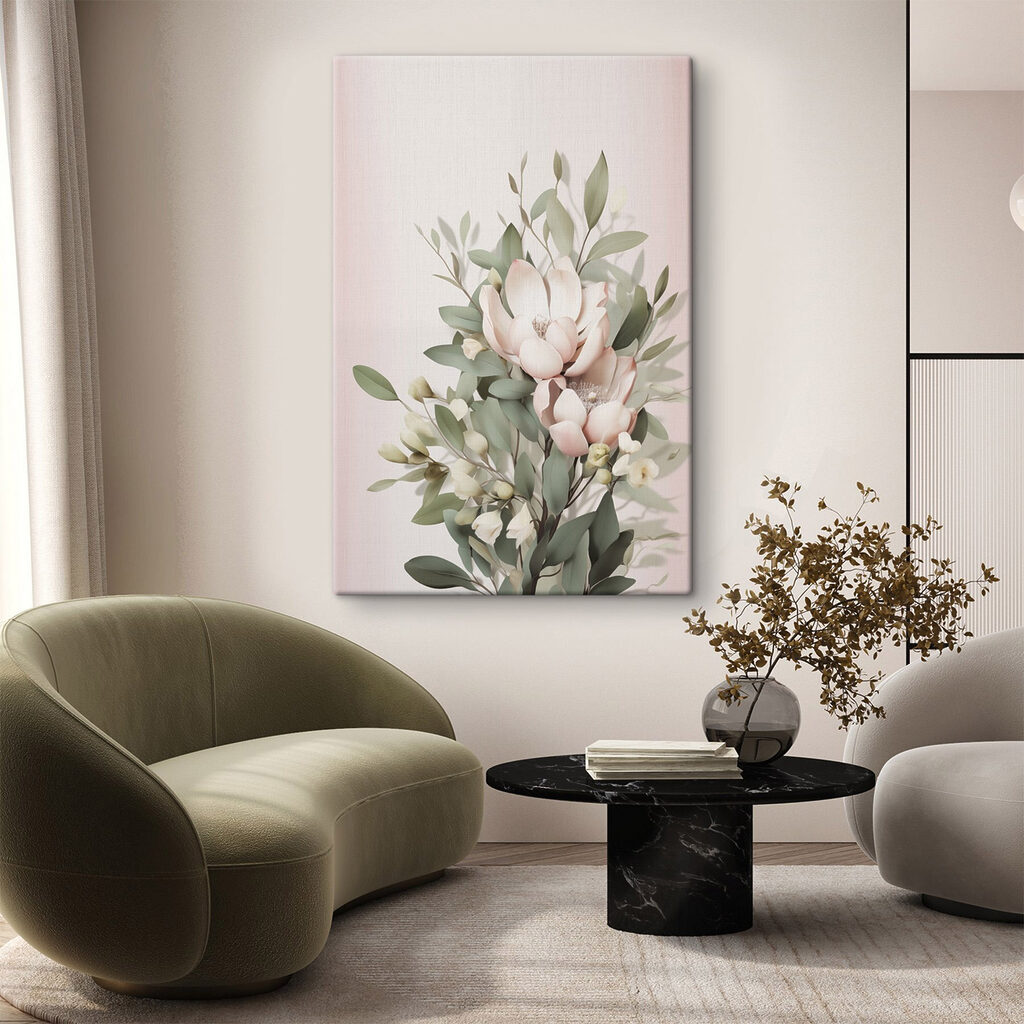 Delicate blooms in soft pastel hues Delicate blooms in soft pastel hues