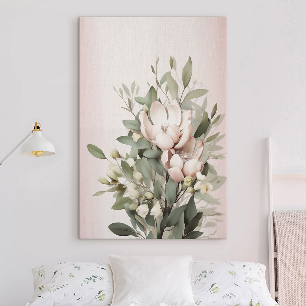 Delicate blooms in soft pastel hues Delicate blooms in soft pastel hues