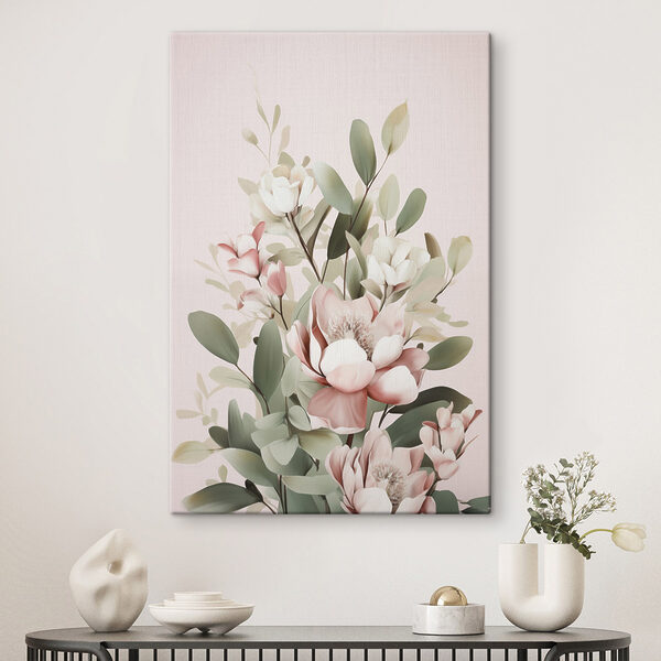 Soft blooms in gentle hues