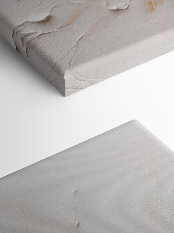 White and brown paint