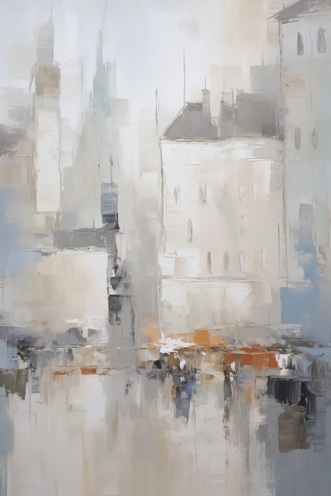 Painting of a building