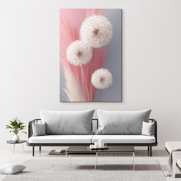Group of white fluffy flowers Group of white fluffy flowers