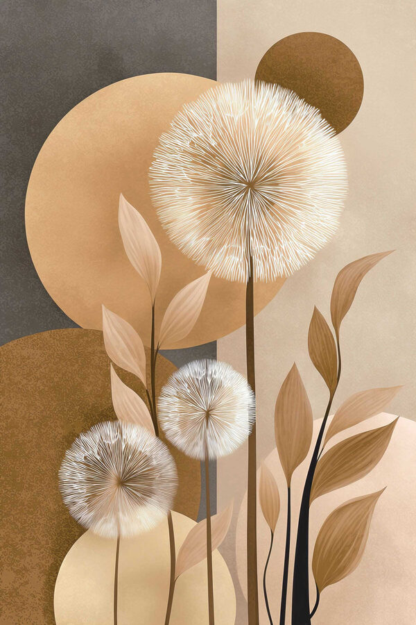 Elegant blooms against soft backgrounds