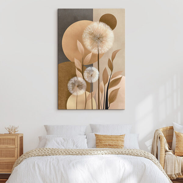 Elegant blooms against soft backgrounds