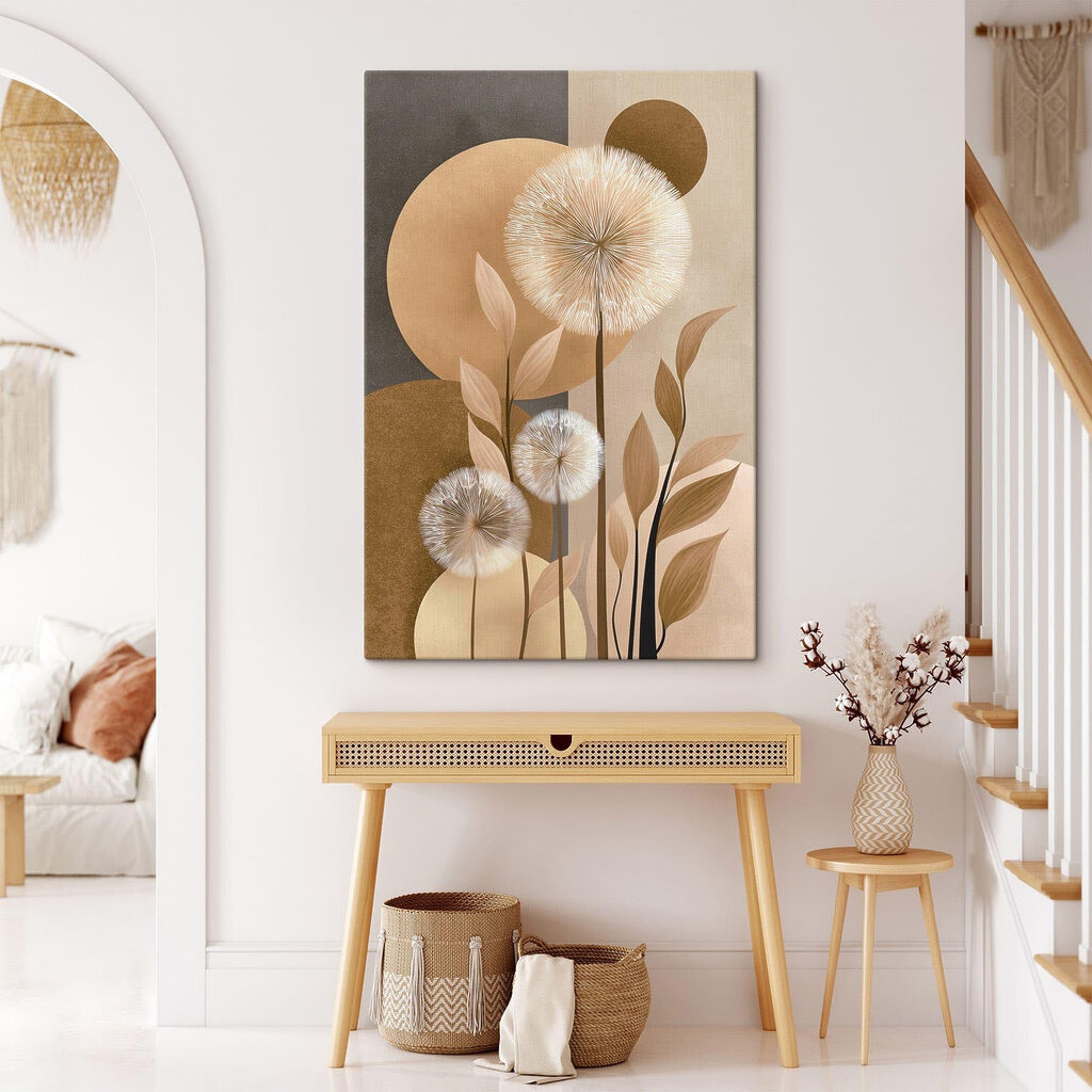 Elegant blooms against soft backgrounds
