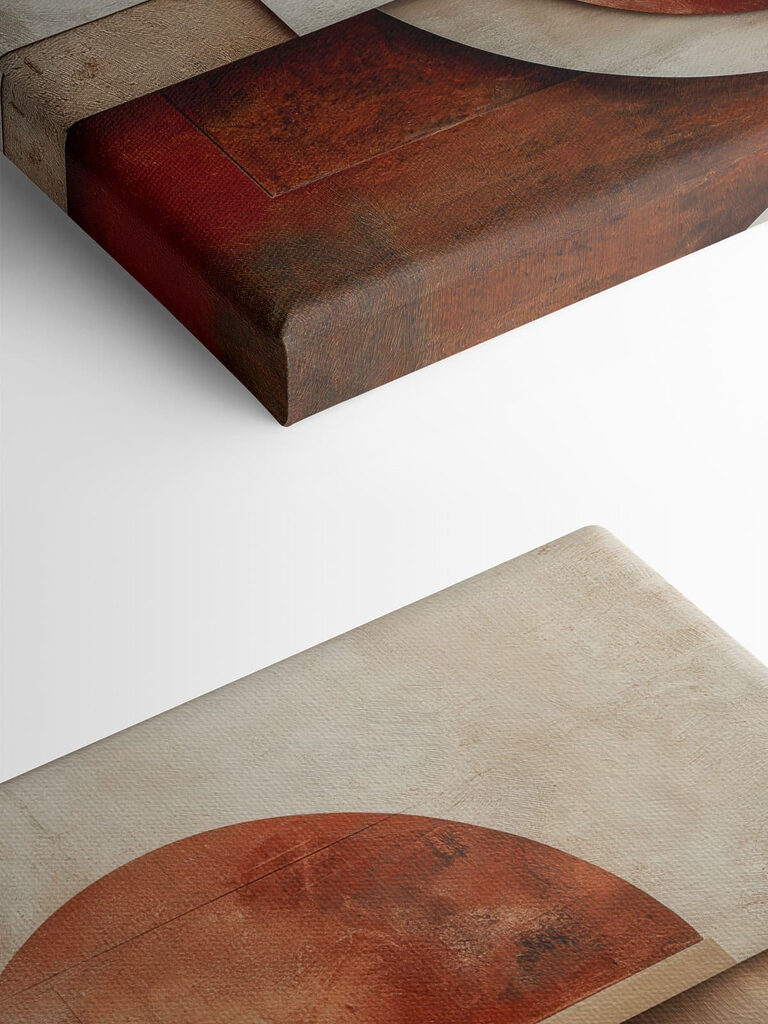 Abstract shapes in warm tones Abstract shapes in warm tones