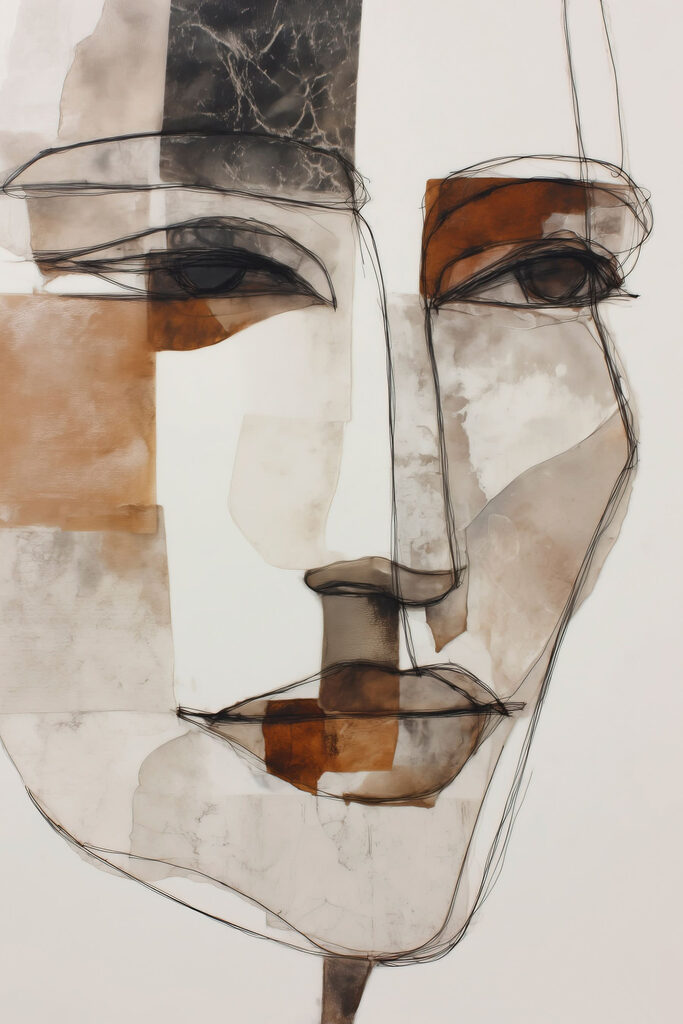 Drawing of a face Drawing of a face