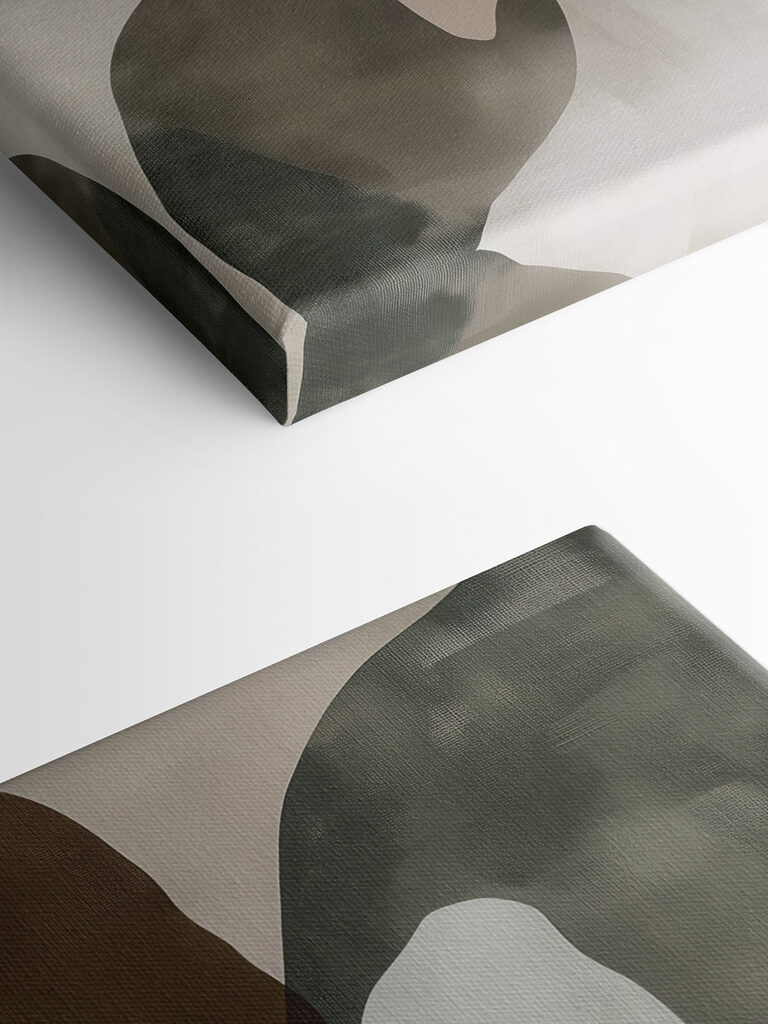 Soft hues blend in abstract harmony