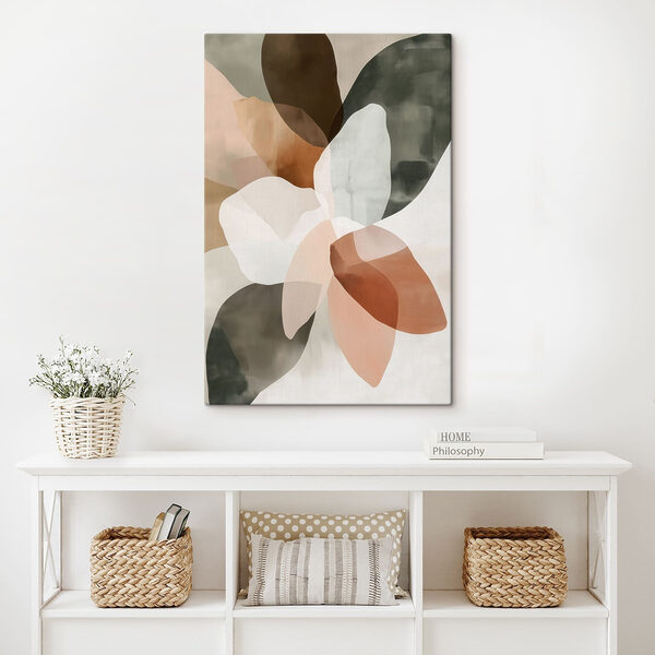 Soft hues blend in abstract harmony