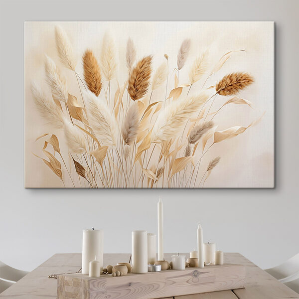 Bunch of wheat on a white background