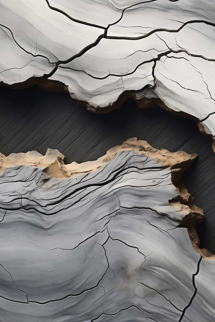 Fluid patterns in striking contrast Fluid patterns in striking contrast