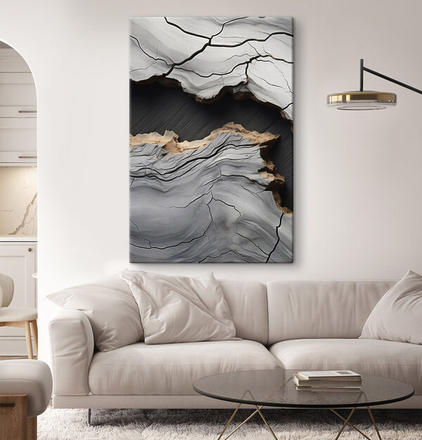 Fluid patterns in striking contrast Fluid patterns in striking contrast