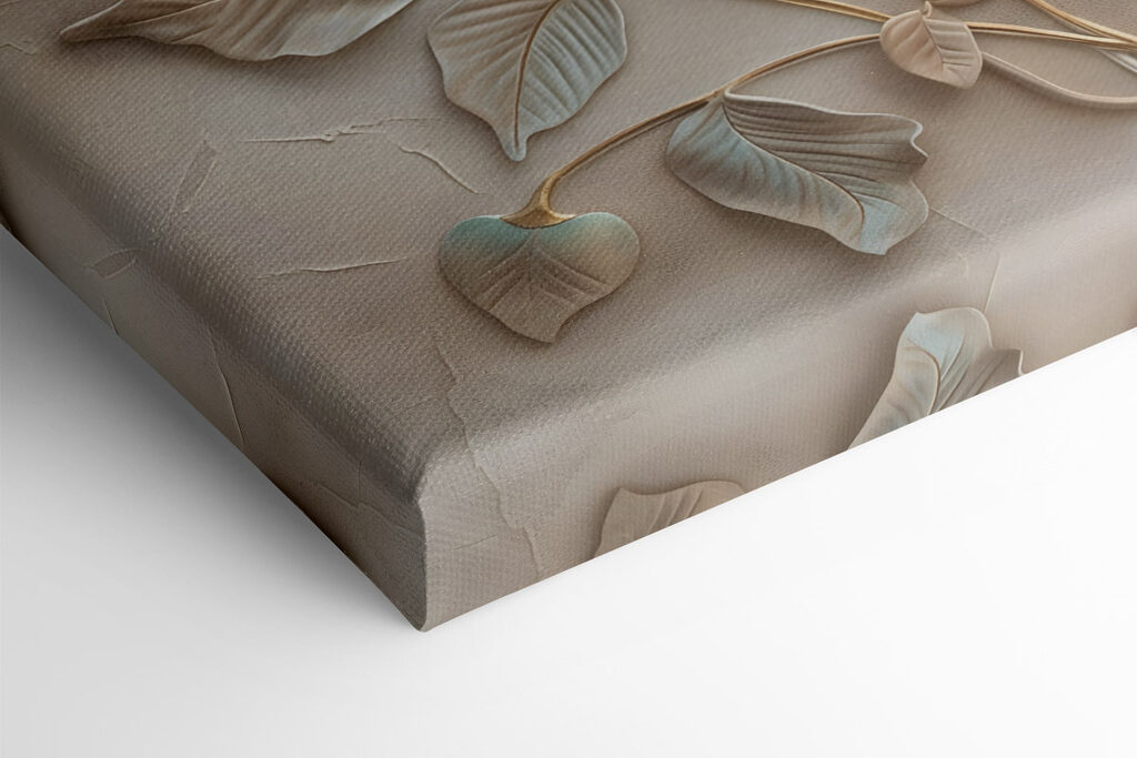 Wall art with flowers and leaves Wall art with flowers and leaves