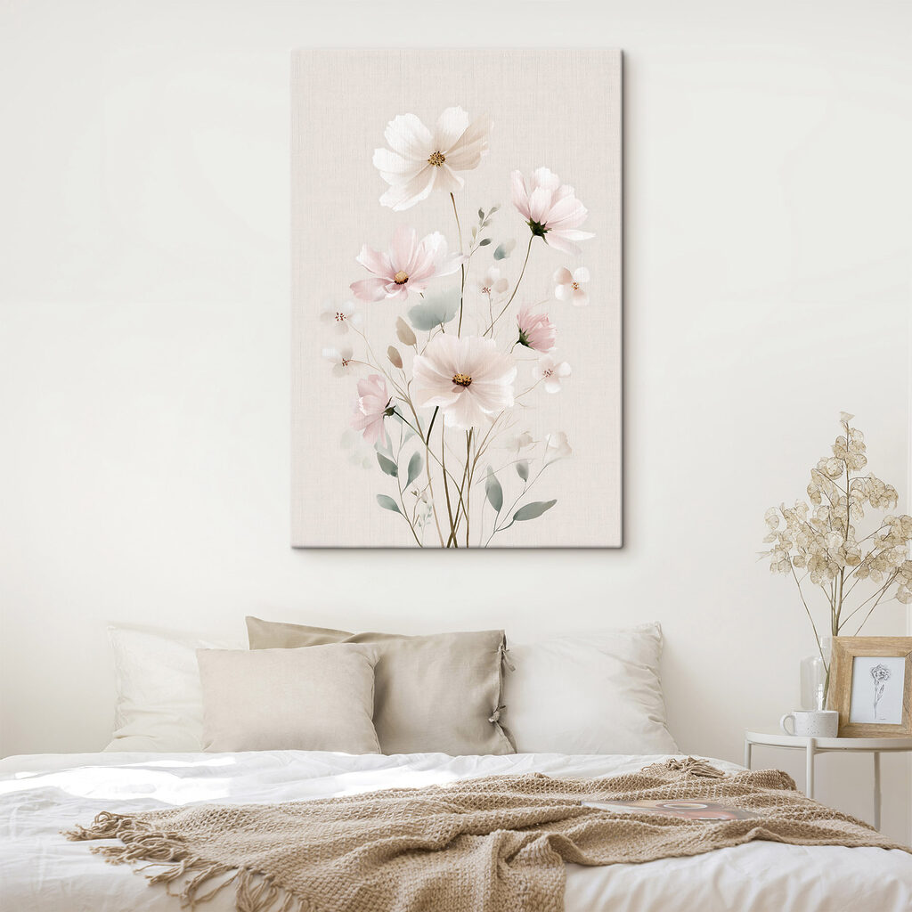 Delicate blooms in soft pastel hues Delicate blooms in soft pastel hues