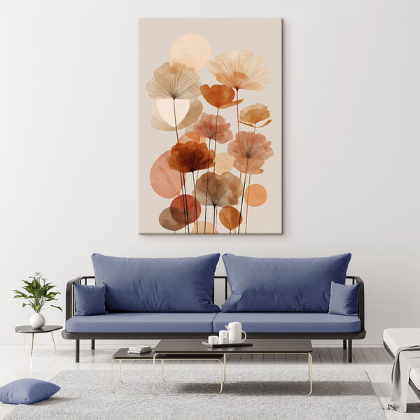 Group of flowers with different colors