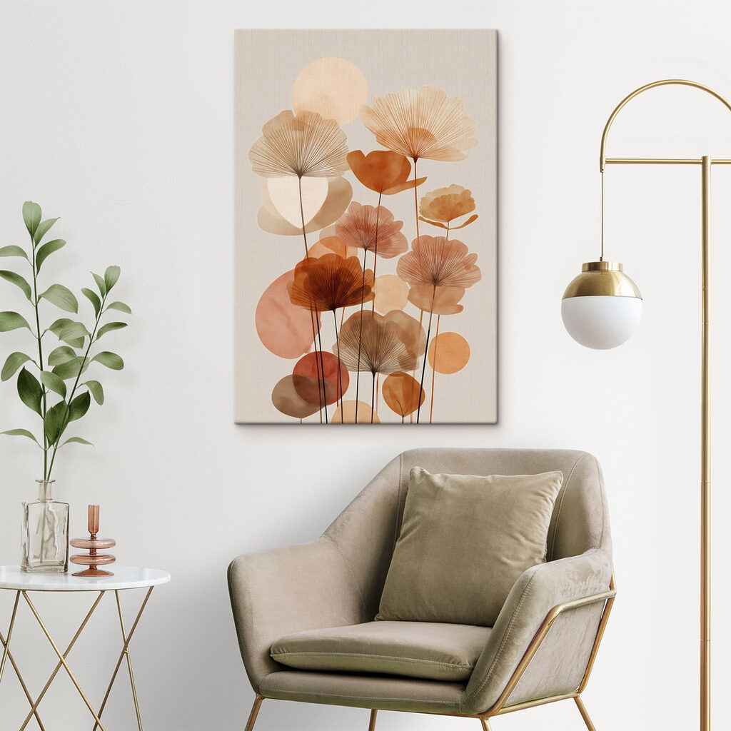 Group of flowers with different colors