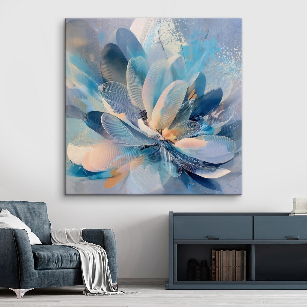 Vibrant petals in soothing colors
