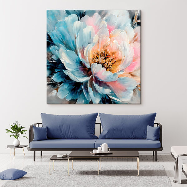 Vibrant blooms in soft pastel tones Vibrant blooms in soft pastel tones