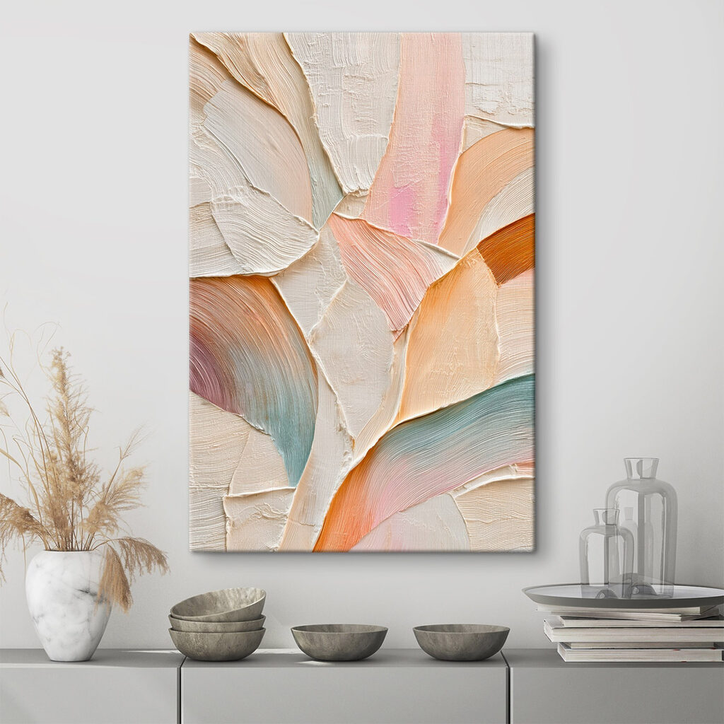 Soft hues blend into artistic flow Soft hues blend into artistic flow