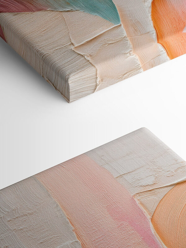 Soft hues blend into artistic flow Soft hues blend into artistic flow