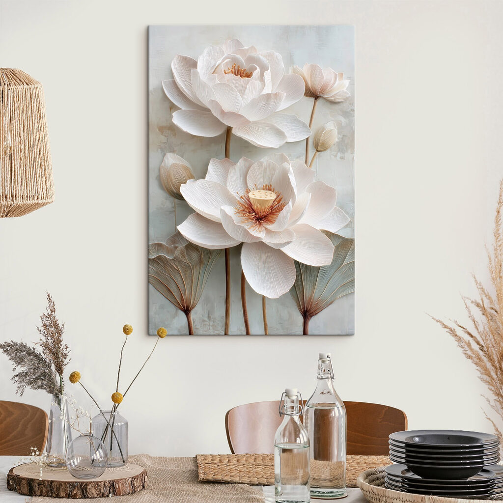Delicate blooms in soft pastel tones Delicate blooms in soft pastel tones