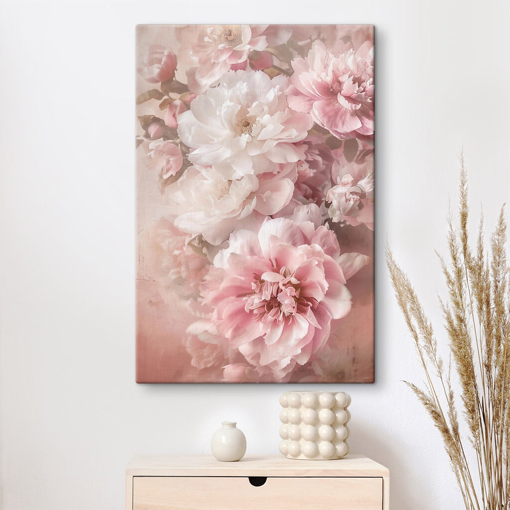 Group of pink and white flowers Group of pink and white flowers