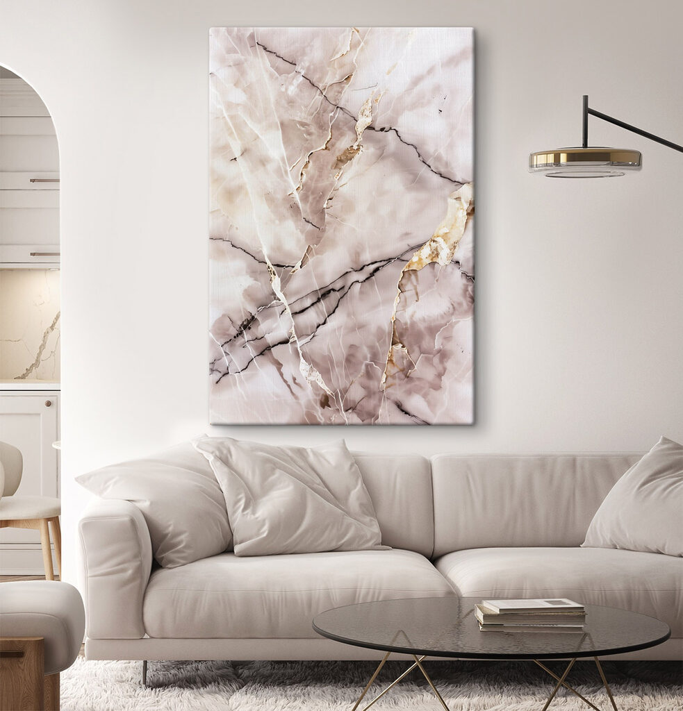 Elegant swirls of soft tones