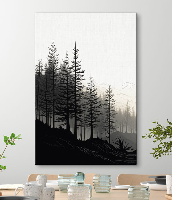 Forest with trees in the background Forest with trees in the background