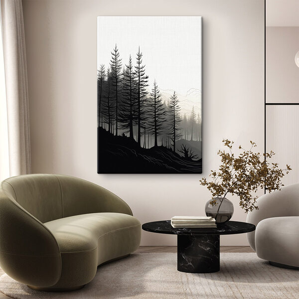 Forest with trees in the background Forest with trees in the background