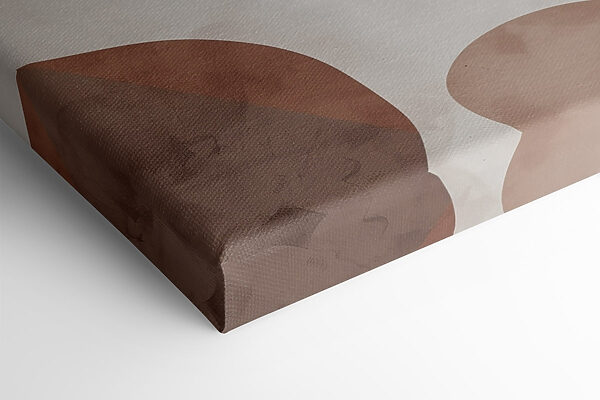 Brown and white wall