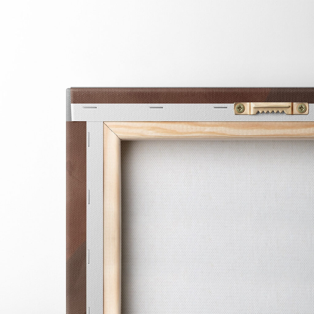 Brown and white wall