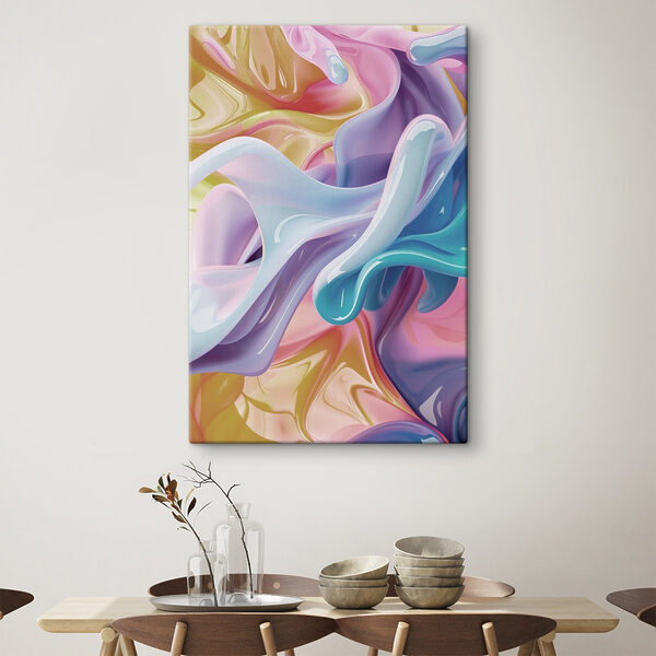 Flowing colors in vibrant harmony
